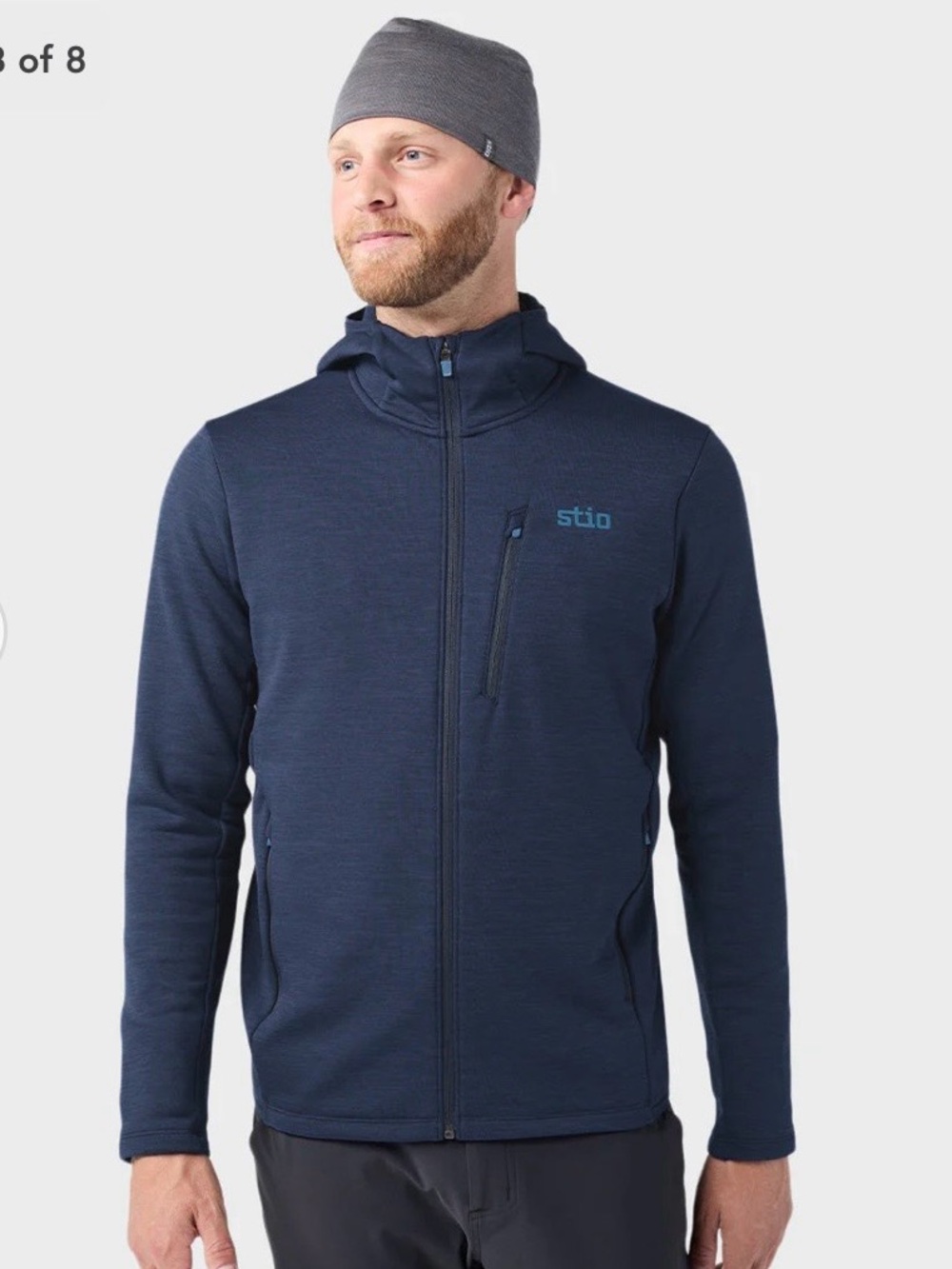 Stio Men's Glide Power Stretch Full Zip Hoodie - Worn 3 times only - Picture 3 of 6